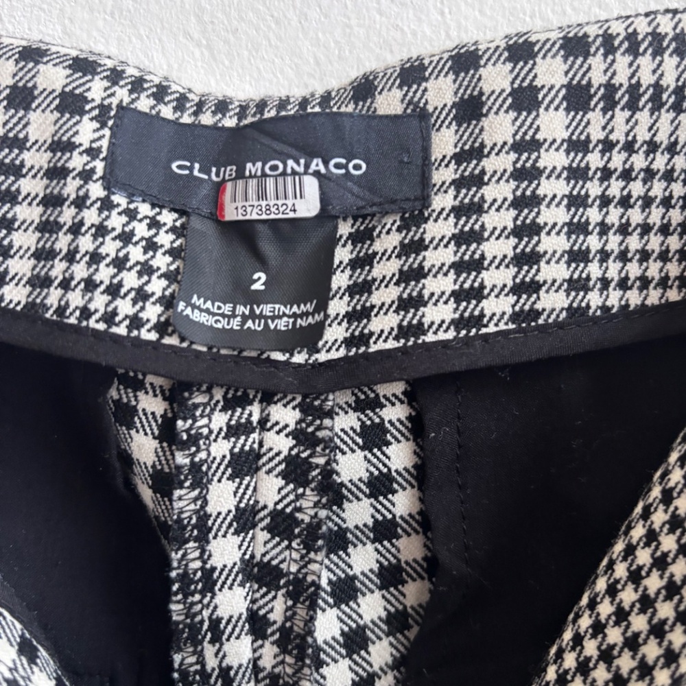 Slacks: Club Monaco Houndstooth Slacks View 6